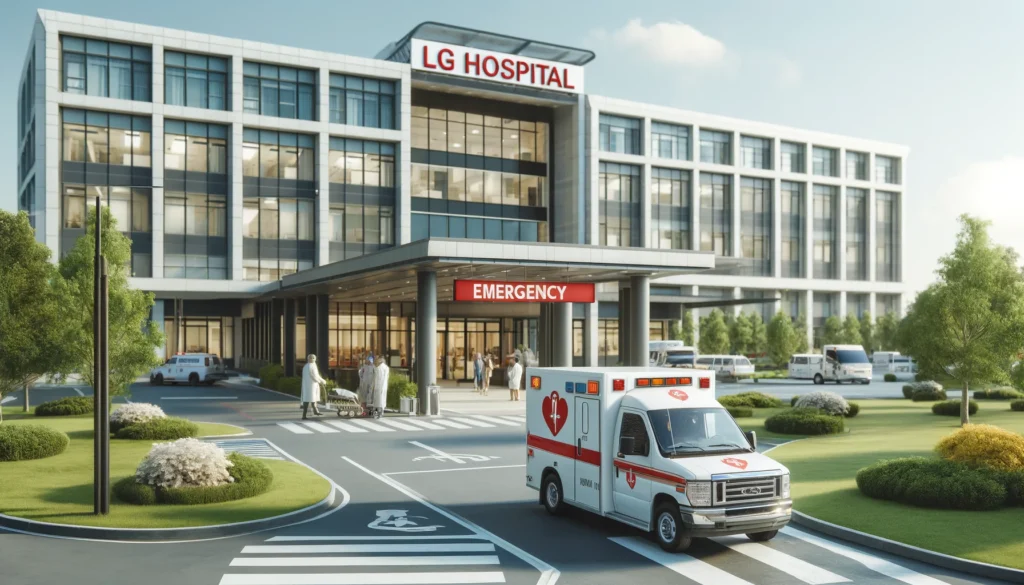 admission to hospital -