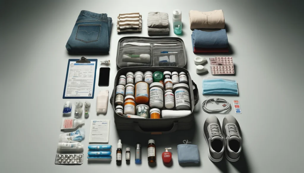 admission to hospital - go bag admission to hospital - go bag